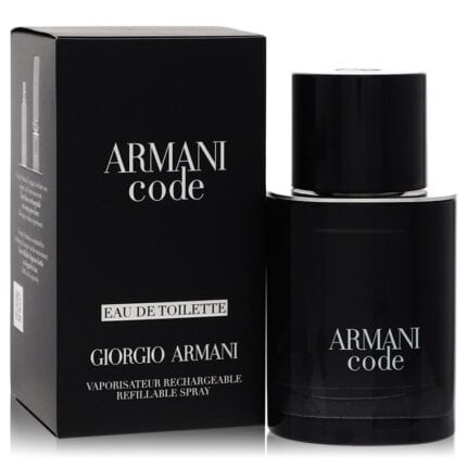 Armani Code By Giorgio Armani - Eau De Toilette Spray Refillable 1.7 Oz