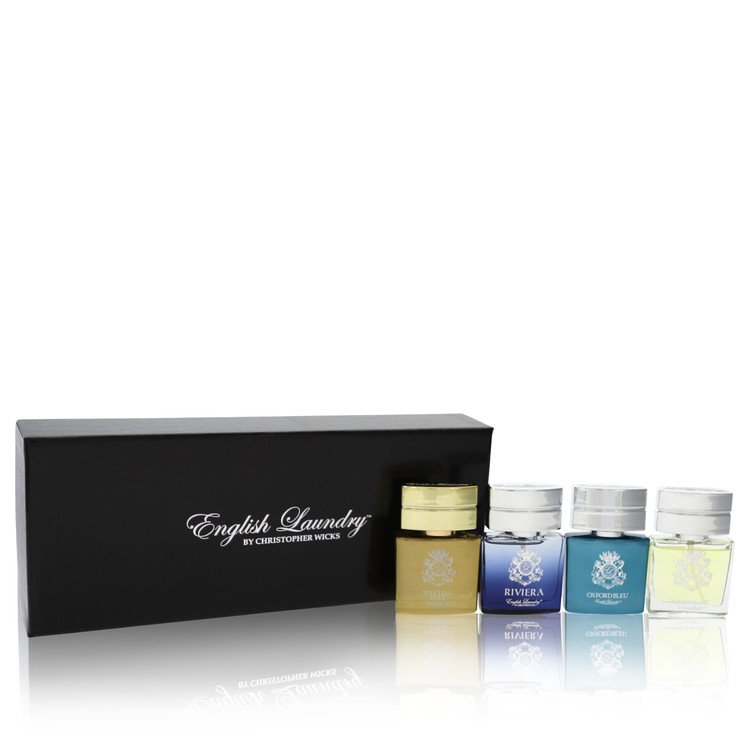 Arrogant By English Laundry - Gift Set -- Gift Set Includes Notting Hill, Riviera, Oxford Bleu, And Arrogant, All In .68 Oz Mini EDP Sprays