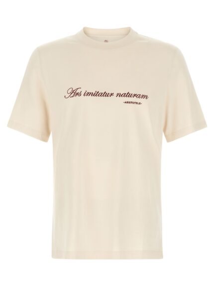 Brunello Cucinelli 'Ars Imitatur Naturam' T-shirt