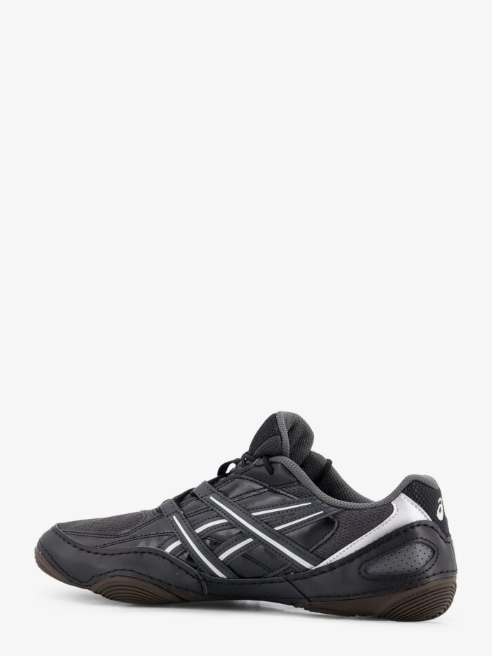 Asics Hypersync Mesh And Leather Sneakers With Embroidered Logo