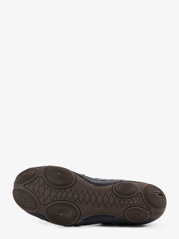 Asics Hypersync Mesh And Leather Sneakers With Embroidered Logo