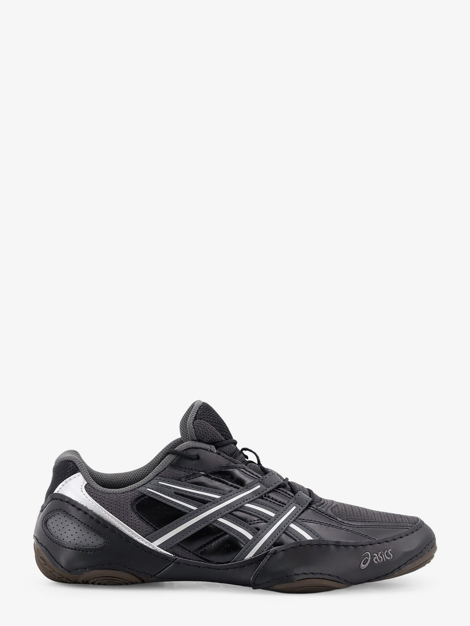 Asics Hypersync Mesh And Leather Sneakers With Embroidered Logo