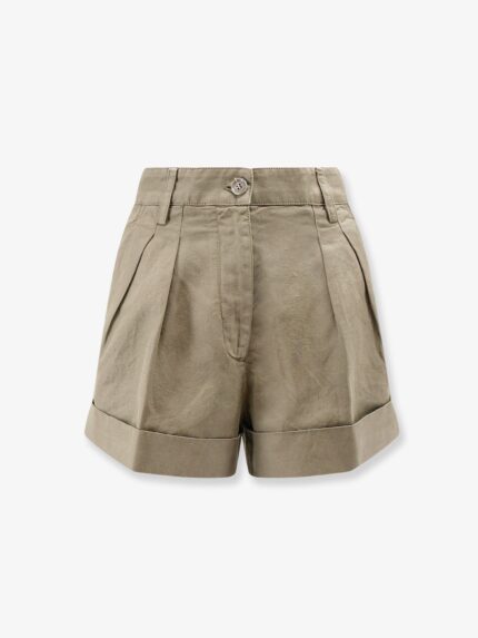 ASPESI Cotton And Linen Shorts