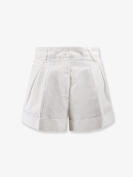 ASPESI Cotton And Linen Shorts