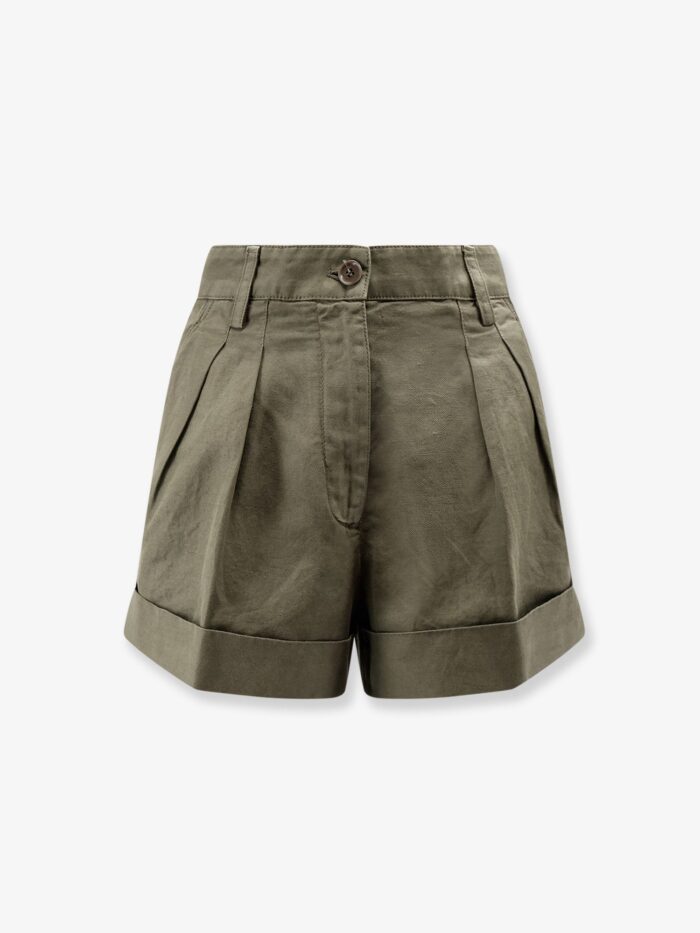 ASPESI Cotton And Linen Shorts
