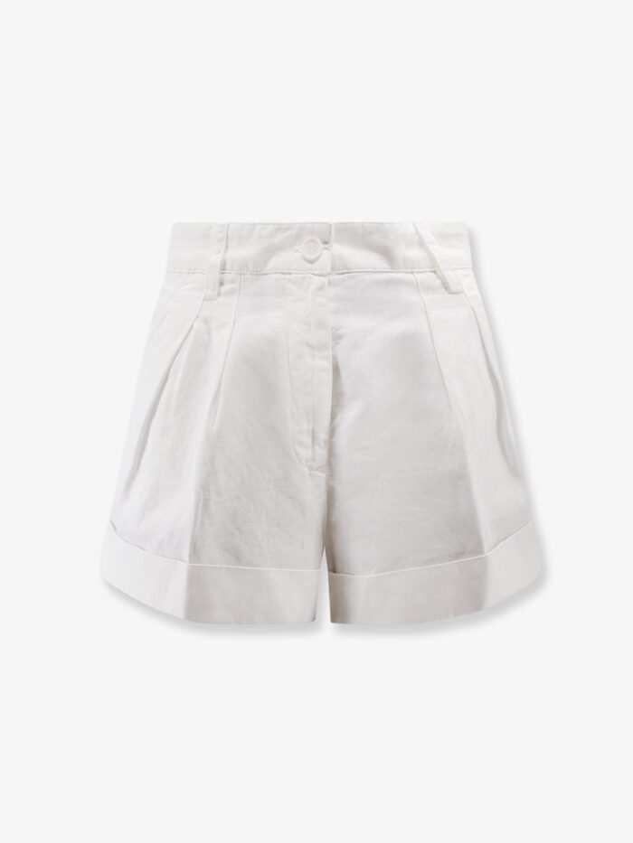 ASPESI Cotton And Linen Shorts