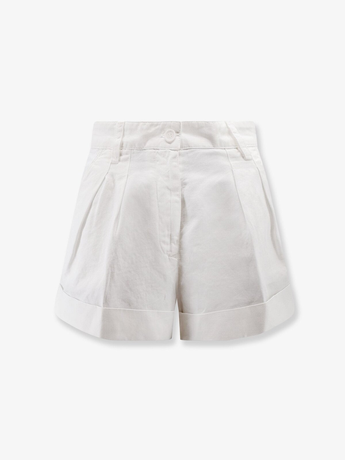 ASPESI Cotton And Linen Shorts