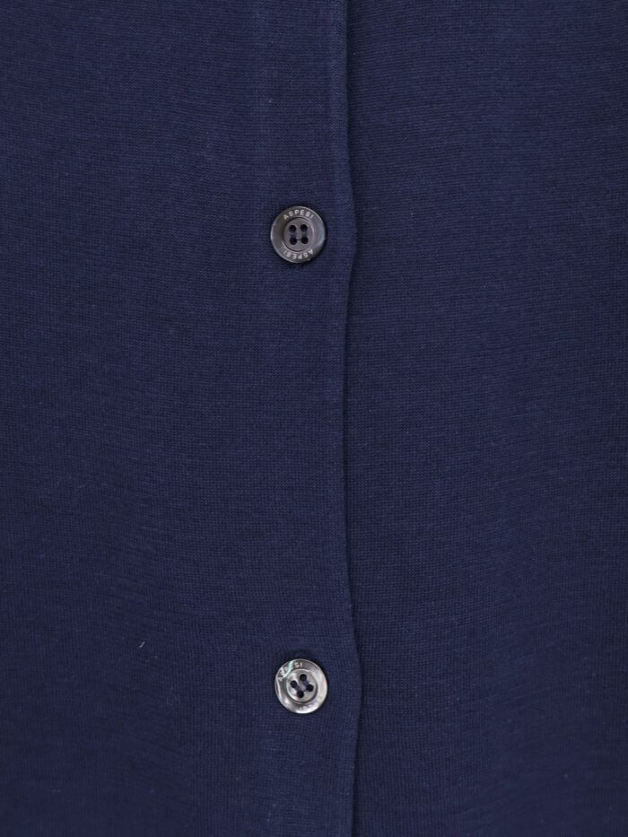 ASPESI Cotton, Silk And Linen Blend Cardigan