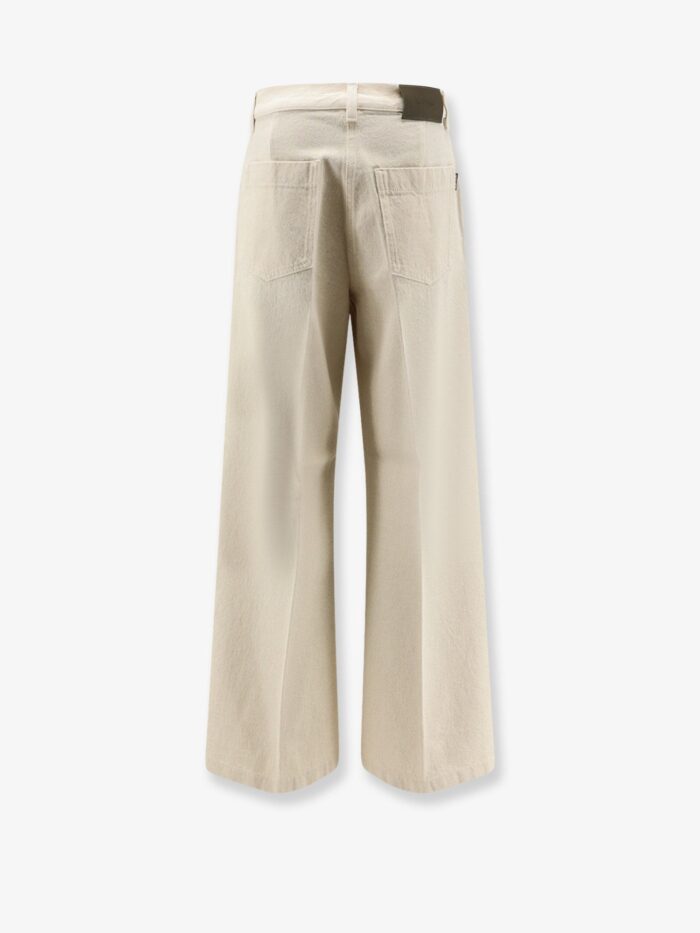 ASPESI Denim Trousers With Back Logo Patch