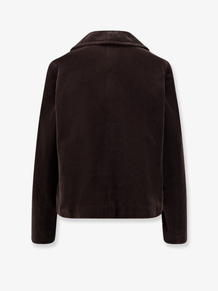 ASPESI Double-breasted Velvet Blazer