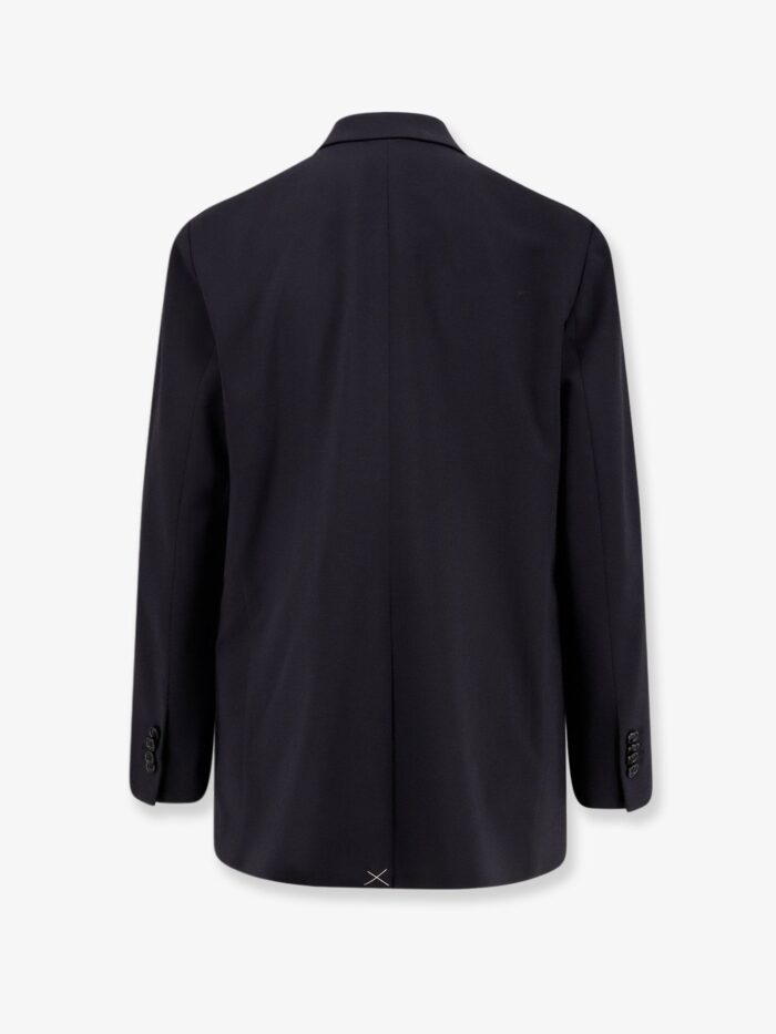 ASPESI Double-breasted Wool Blend Blazer