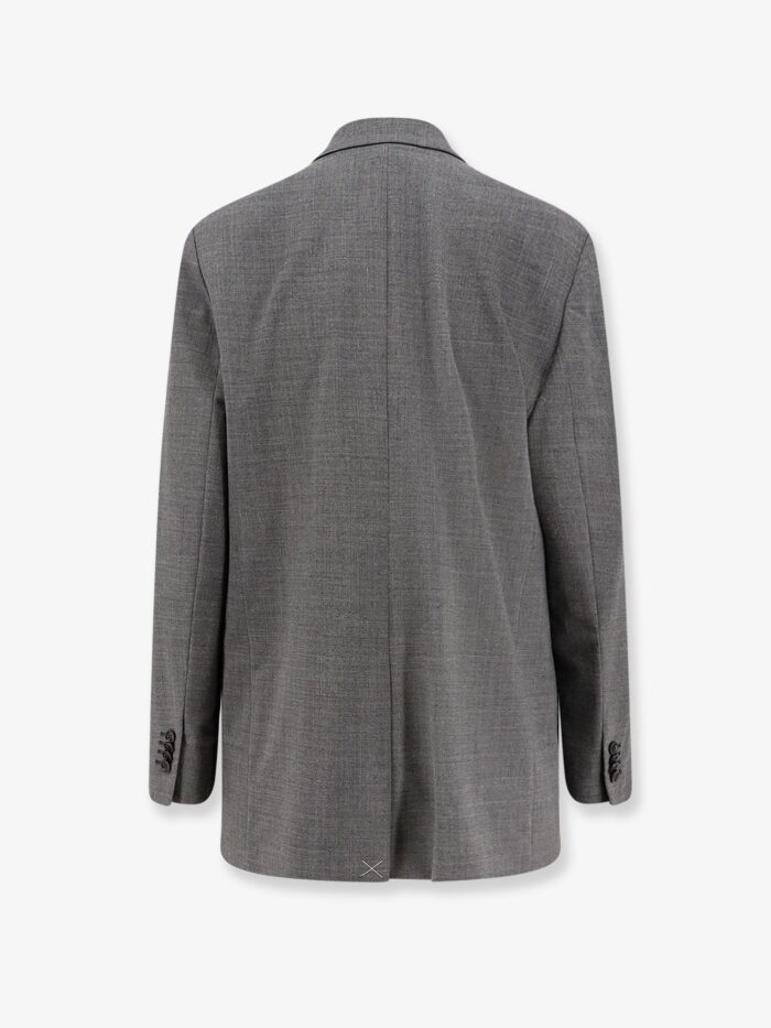 ASPESI Double-breasted Wool Blend Blazer