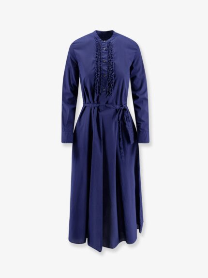 ASPESI Handcrafted Fabric Dress