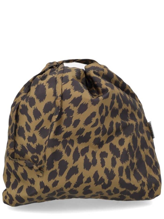 ASPESI LEOPARD PRINT BAG