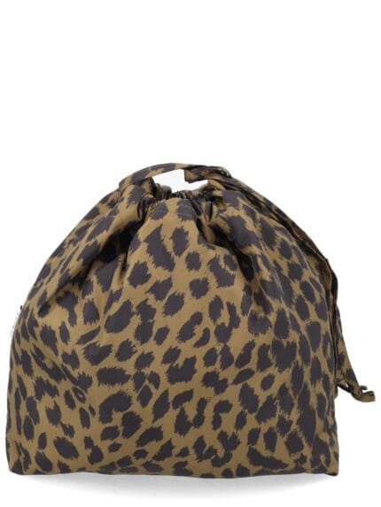 ASPESI LEOPARD PRINT BAG