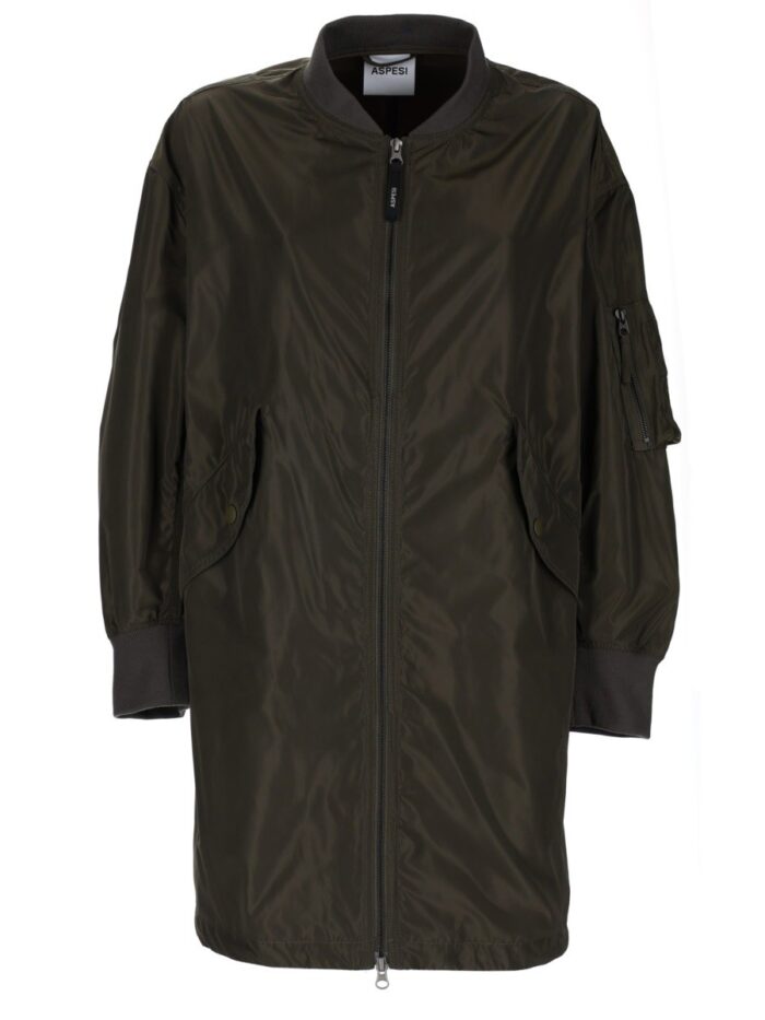 aspesi long bomber jacket ASPESI LONG BOMBER JACKET