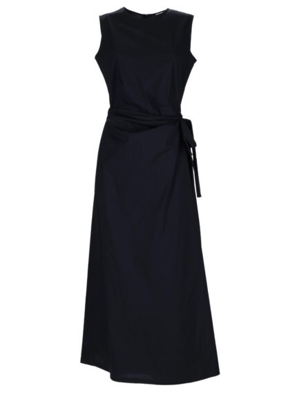 ASPESI MIDI DRESS WITH DRAPE