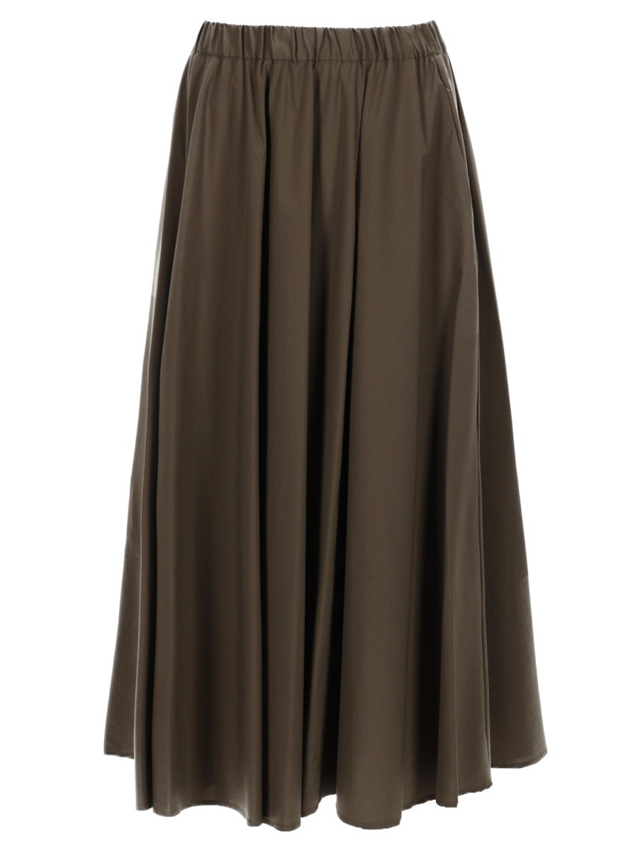 ASPESI POPLIN MIDI SKIRT