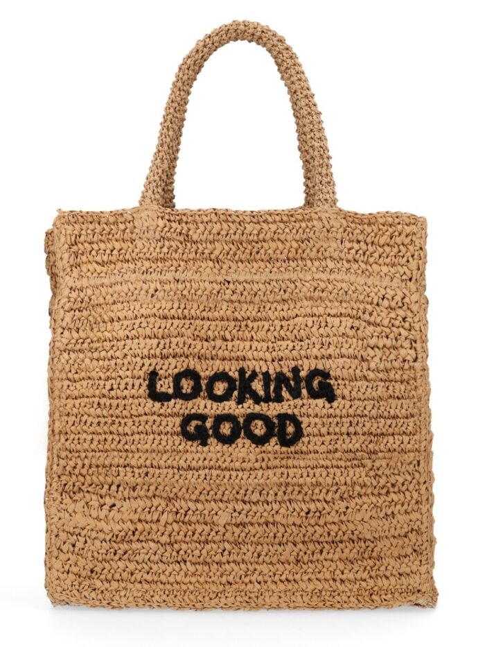 ASPESI SHOPPER BAG WITH EMBROIDERY