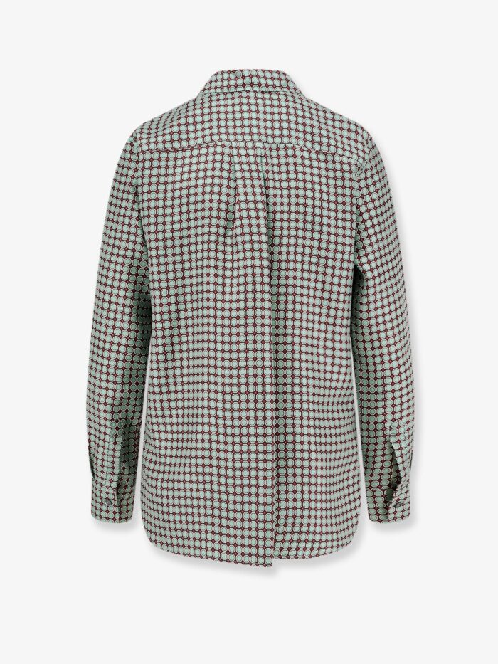 ASPESI Silk Shirt With Micro-pattern