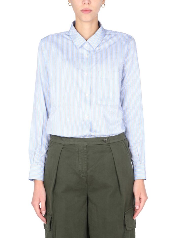 aspesi striped pattern shirt ASPESI STRIPED PATTERN SHIRT