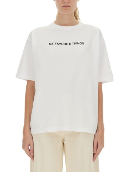 ASPESI T-SHIRT WITH PRINT