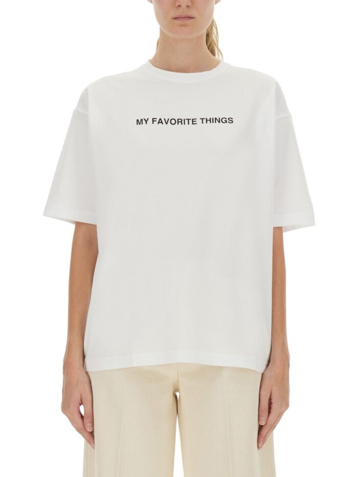 ASPESI T-SHIRT WITH PRINT