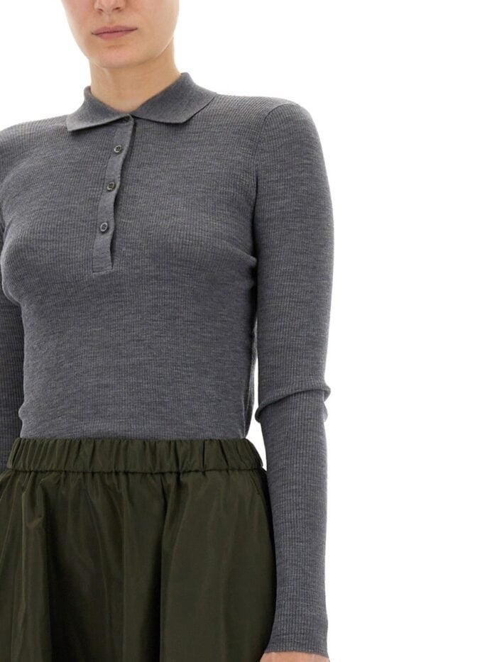 ASPESI WOOL POLO SHIRT