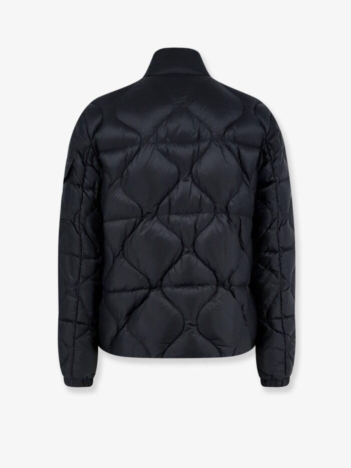 Moncler Asurel Short Down Jacket With Geometric Stitching