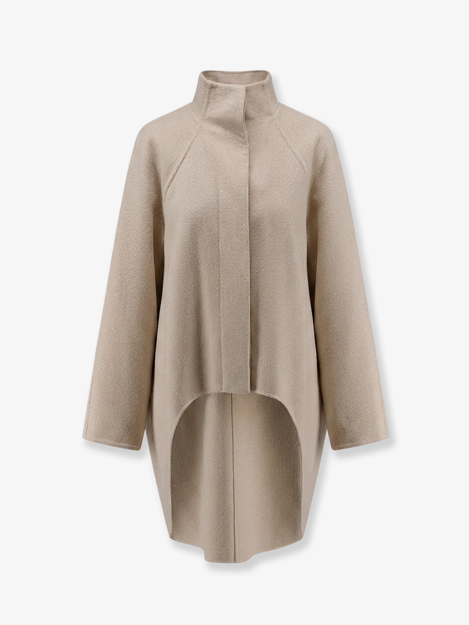 ALAIA Asymmetrical Cashmere Coat