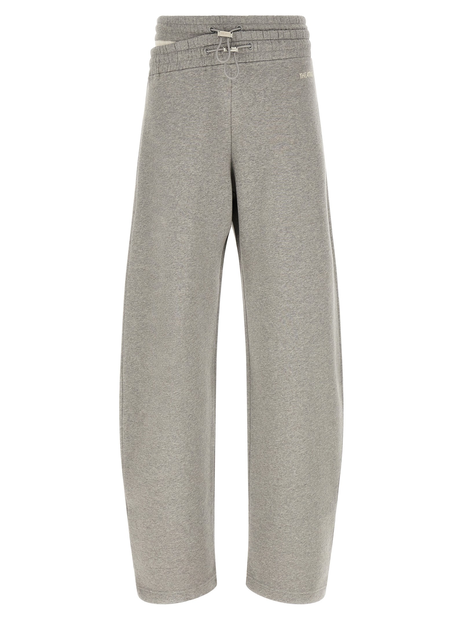 The Attico Asymmetrical Double Waist Trousers