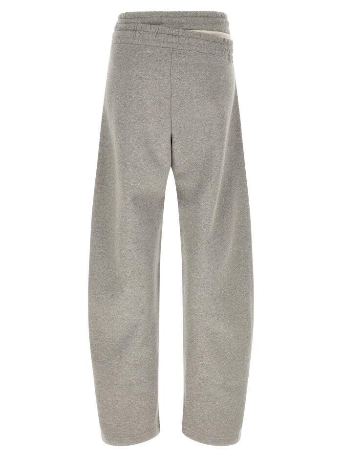 The Attico Asymmetrical Double Waist Trousers