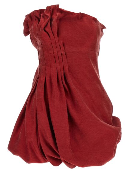 MAGDA BUTRYM Asymmetrical Dress With Pleats