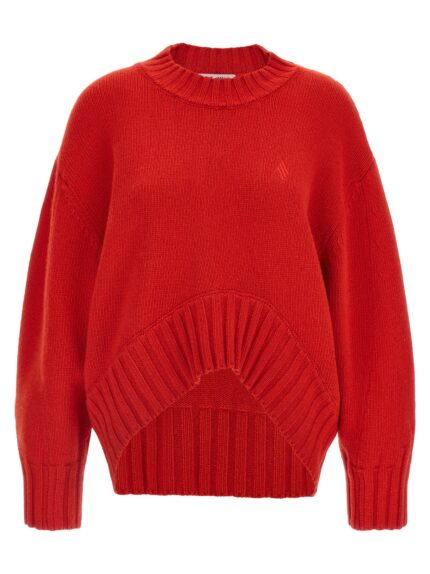 The Attico Asymmetrical Hem Sweater