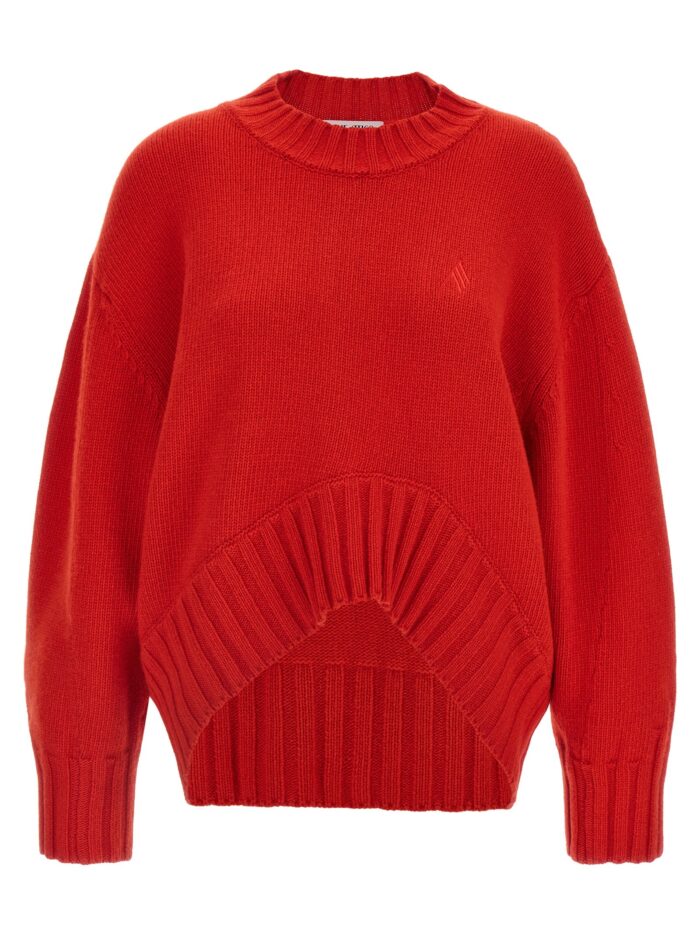 the attico asymmetrical hem sweater The Attico Asymmetrical Hem Sweater
