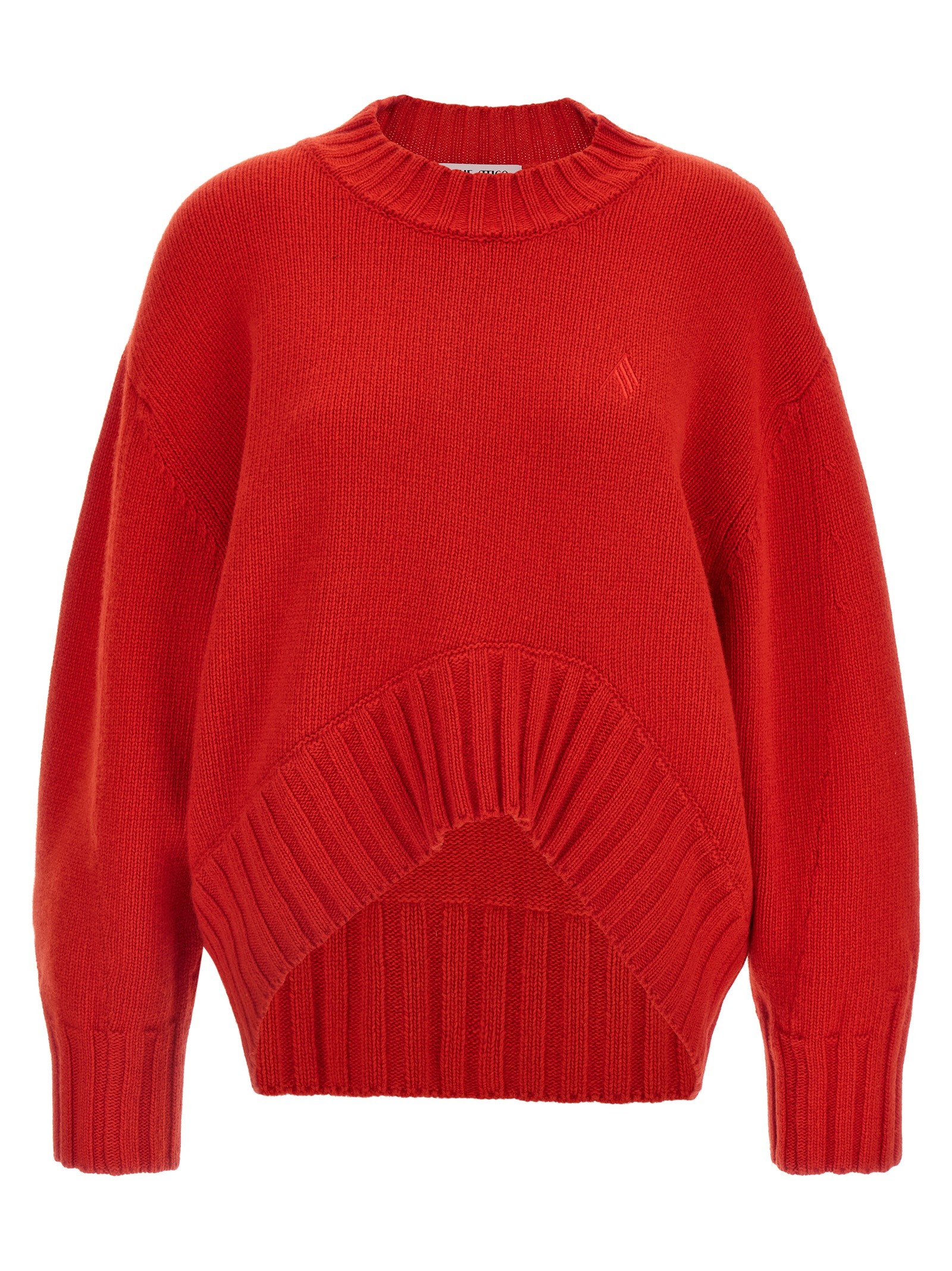 The Attico Asymmetrical Hem Sweater