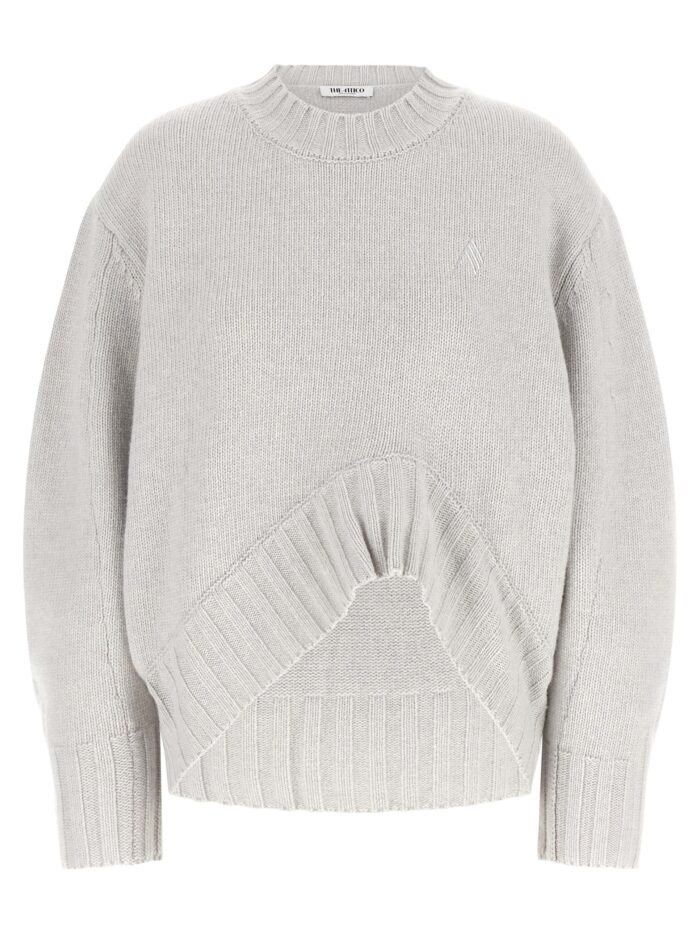 the attico asymmetrical hem sweater The Attico Asymmetrical Hem Sweater