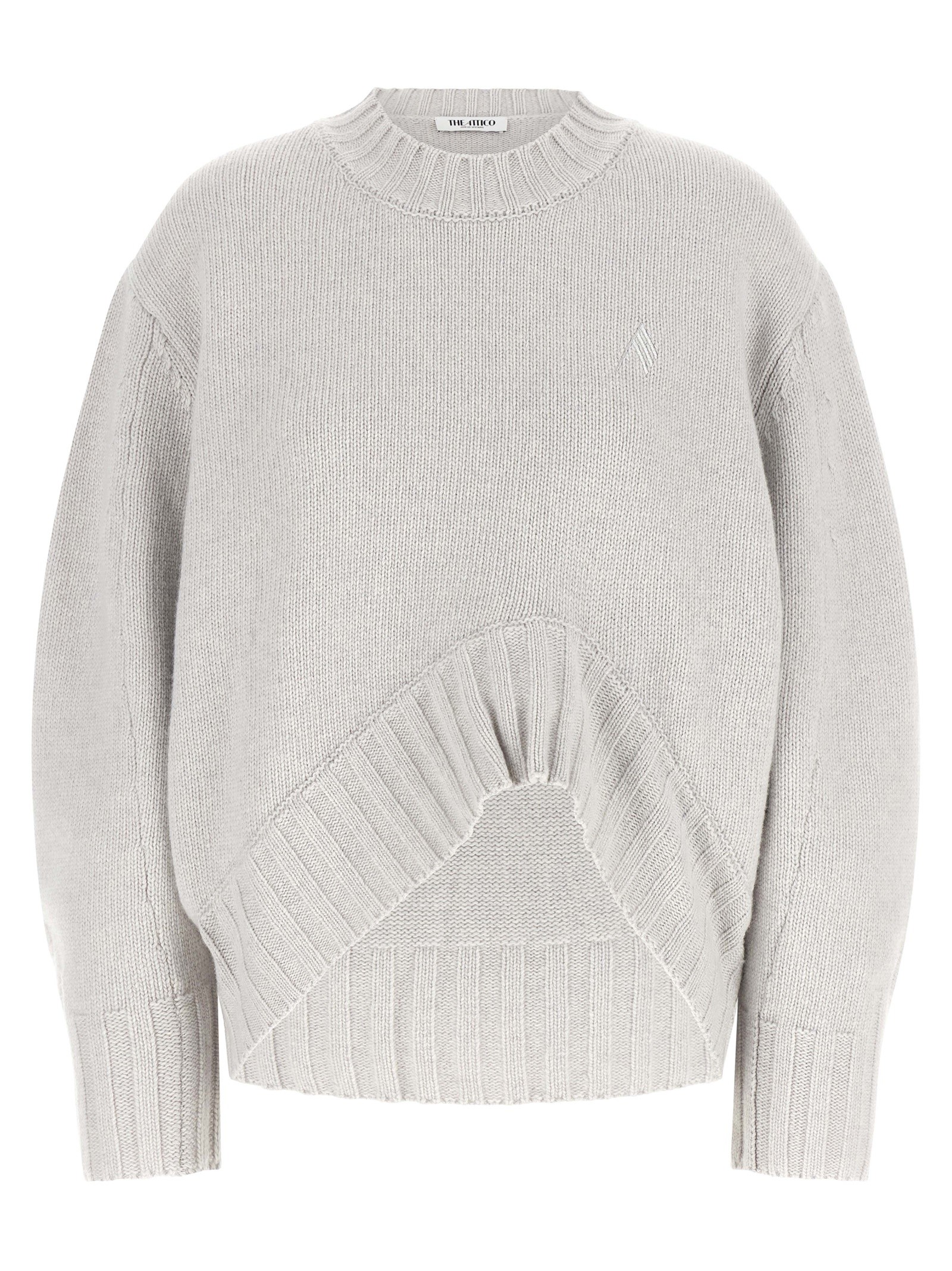 The Attico Asymmetrical Hem Sweater