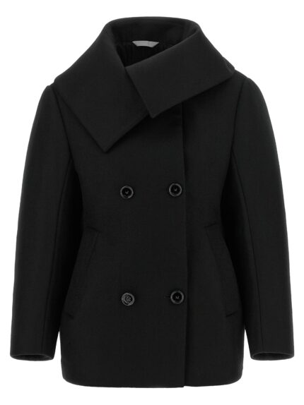 Balenciaga Asymmetrical Neck Caban