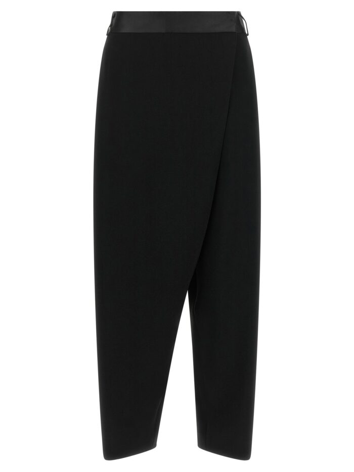 alberto biani asymmetrical panel pants ALBERTO BIANI Asymmetrical Panel Pants