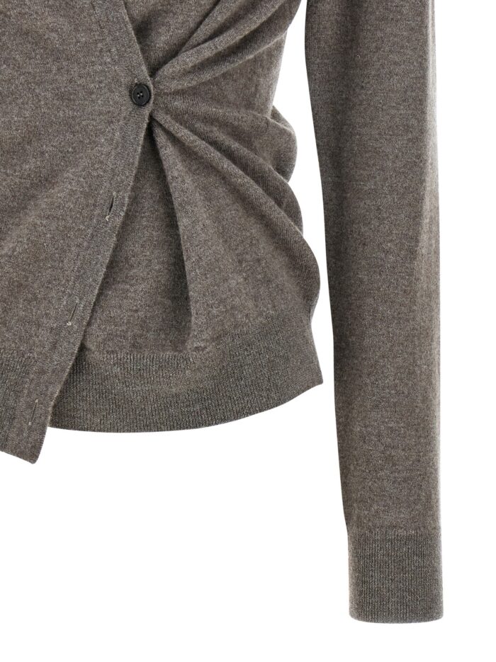 ROHE Asymmetrical 'Twisted Ballet' Cardigan