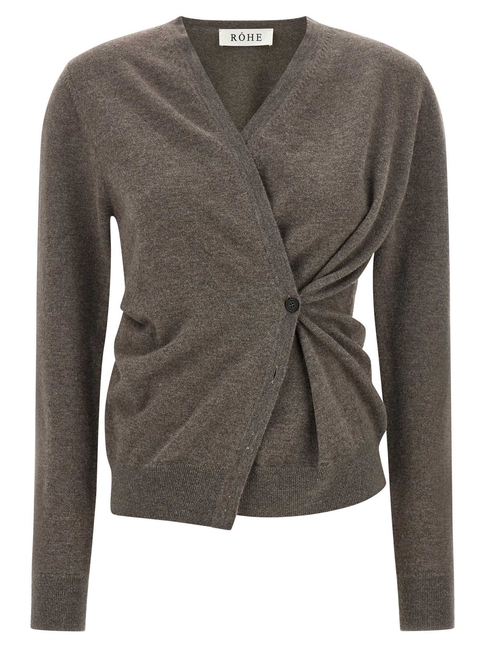 ROHE Asymmetrical 'Twisted Ballet' Cardigan