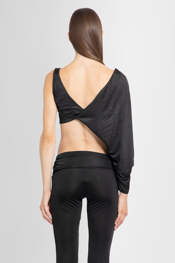 ATLEIN Draped One Sleeve Top