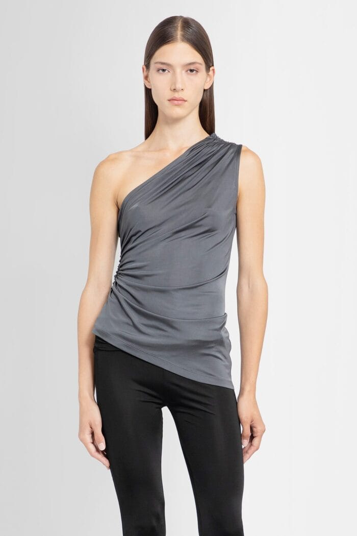 ATLEIN Ruched Asymmetric Top