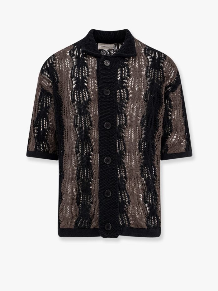 ATOMO Braided Cotton Polo Shirt
