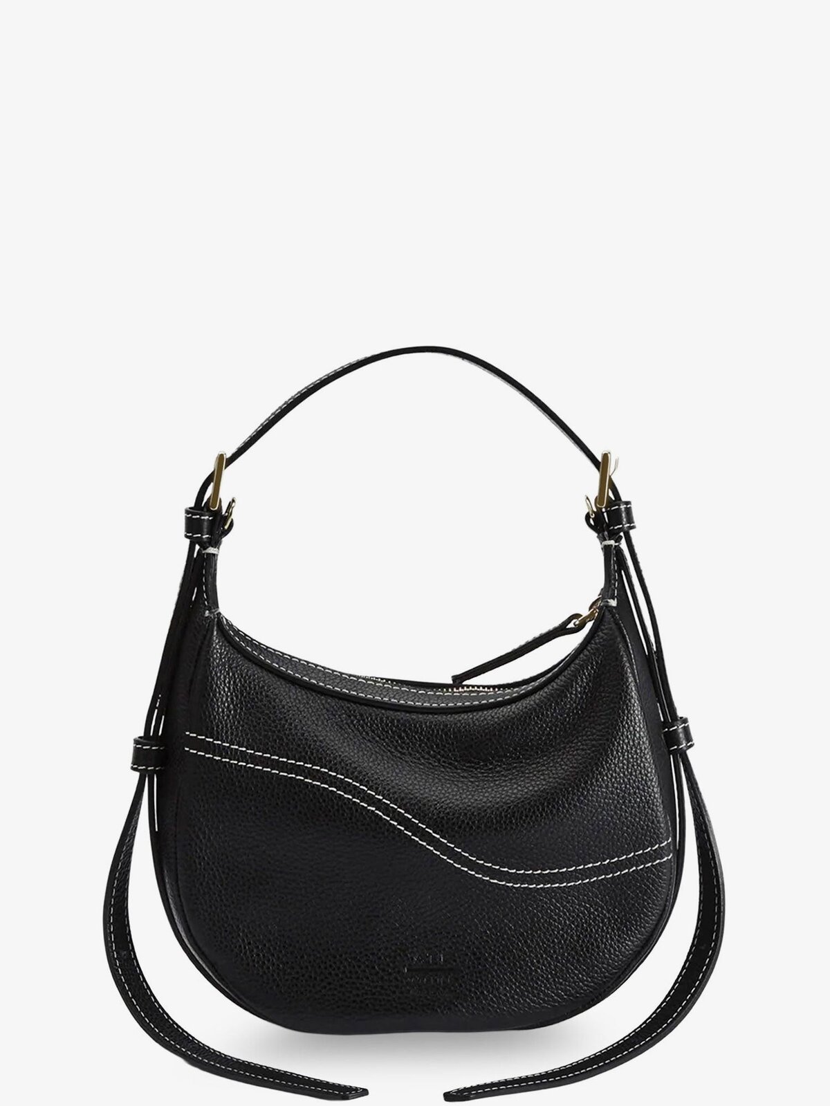 ATP ATELIER Silea Mandorla Leather Crossbody Bag