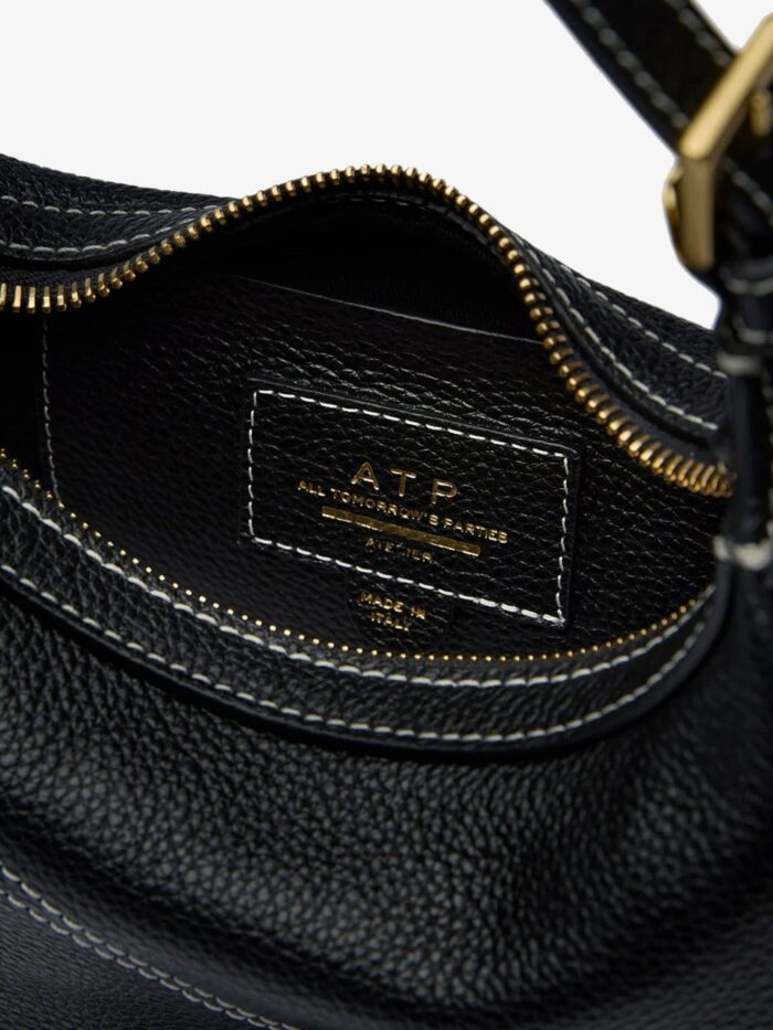 ATP ATELIER Silea Mandorla Leather Crossbody Bag