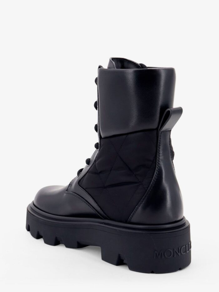 Moncler Aurea Leather And Nylon Boots