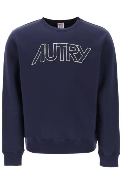 Autry Crew-neck Sweatshirt With Logo Embroidery