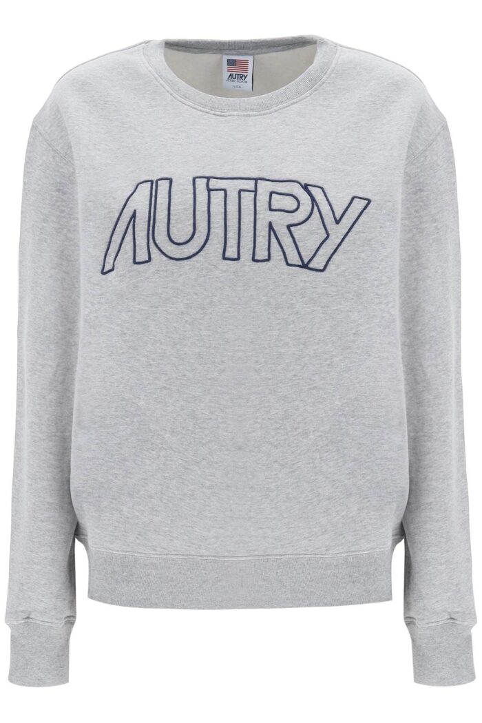 Autry Crew-neck Sweatshirt With Logo Embroidery